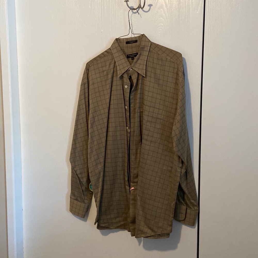Hathaway Private Collection men’s XXL plaid dress